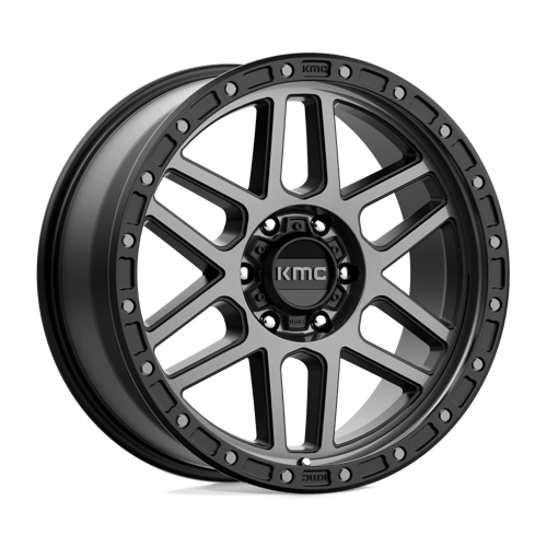 Kmc Km544 Mesa 20X9 +18 Satin Black W/ Gray Tint