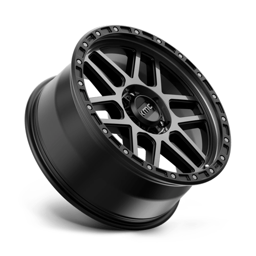 Kmc Km544 Mesa 17X9 +18 Satin Black W/ Gray Tint