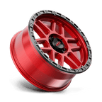 Kmc Km544 Mesa 20X9 +18 Candy Red W/ Black Lip