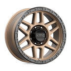 Kmc Km544 Mesa 17X9 +18 Matte Bronze W/ Black Lip