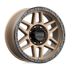 Kmc Km544 Mesa 20X9 +18 Matte Bronze W/ Black Lip