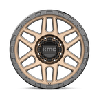 Kmc Km544 Mesa 17X9 +18 Matte Bronze W/ Black Lip
