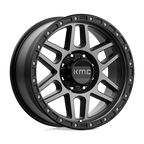 Kmc Km544 Mesa 20X9 +18 Satin Black W/ Gray Tint