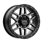 Kmc Km544 Mesa 20X9 +18 Satin Black W/ Gray Tint