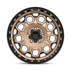 Kmc Km545 Trek 17X9 +18 Matte Bronze W/ Black Lip