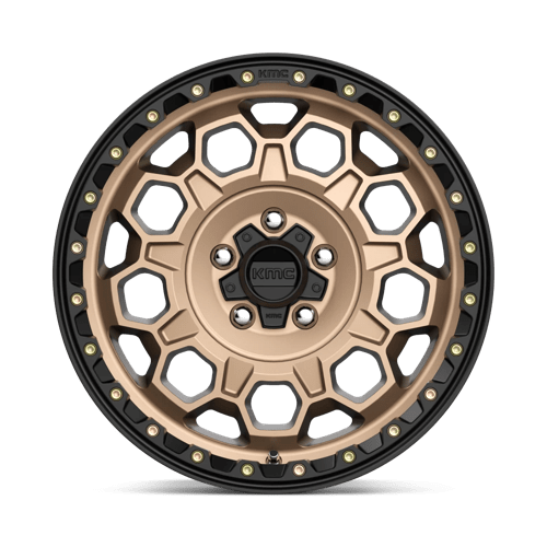 Kmc Km545 Trek 17X8 +35 Matte Bronze W/ Black Lip