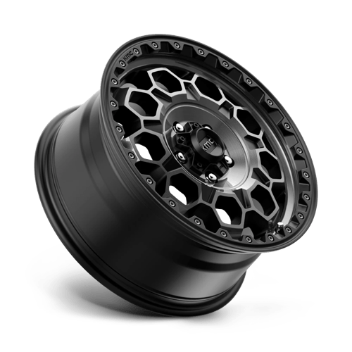 Kmc Km545 Trek 17X8 +35 Satin Black W/ Gray Tint