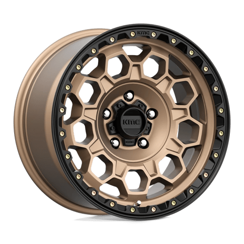 Kmc Km545 Trek 17X9 +0 Matte Bronze W/ Black Lip