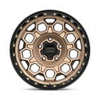 Kmc Km545 Trek 17X9 +0 Matte Bronze W/ Black Lip