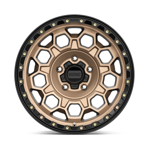 Kmc Km545 Trek 17X9 +0 Matte Bronze W/ Black Lip