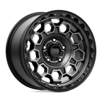 Kmc Km545 Trek 17X9 +0 Satin Black W/ Gray Tint