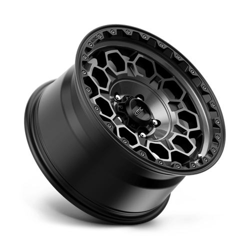 Kmc Km545 Trek 17X9 +0 Satin Black W/ Gray Tint