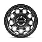 Kmc Km545 Trek 17X9 +0 Satin Black W/ Gray Tint