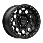 Kmc Km545 Trek 17X9 +0 Satin Black