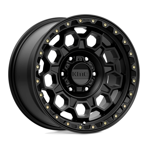 Kmc Km545 Trek 17X9 +0 Satin Black