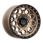Kmc Km545 Trek 17X9 +0 Matte Bronze W/ Black Lip
