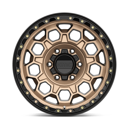 Kmc Km545 Trek 17X9 +0 Matte Bronze W/ Black Lip