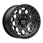 Kmc Km545 Trek 17X9 +0 Satin Black W/ Gray Tint