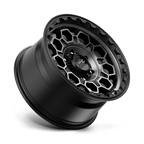 Kmc Km545 Trek 17X9 +0 Satin Black W/ Gray Tint
