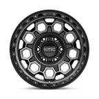 Kmc Km545 Trek 17X9 +0 Satin Black W/ Gray Tint