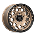 Kmc Km545 Trek 17X9 +18 Matte Bronze W/ Black Lip