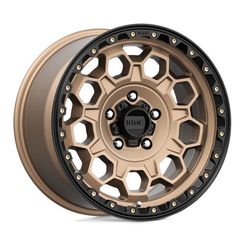 Kmc Km545 Trek 17X9 +18 Matte Bronze W/ Black Lip