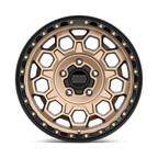 Kmc Km545 Trek 17X9 +18 Matte Bronze W/ Black Lip