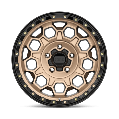 Kmc Km545 Trek 17X9 +18 Matte Bronze W/ Black Lip