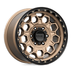 Kmc Km545 Trek 17X9 +18 Matte Bronze W/ Black Lip