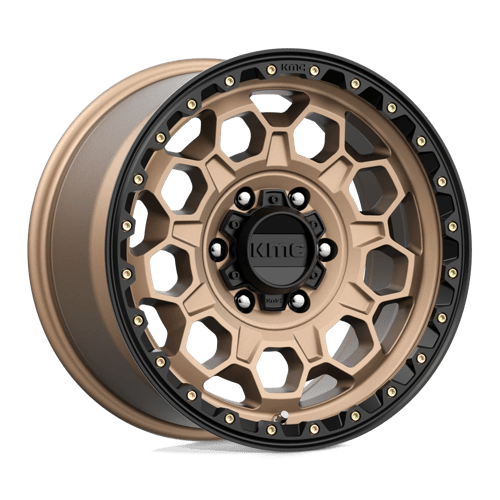 Kmc Km545 Trek 17X9 +18 Matte Bronze W/ Black Lip