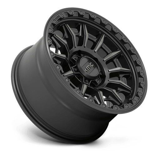 Kmc Km547 Carnage 17X9 -12 Satin Black W/ Gray Tint
