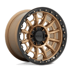 Kmc Km547 Carnage 17X9 -12 Matte Bronze W/ Black Lip
