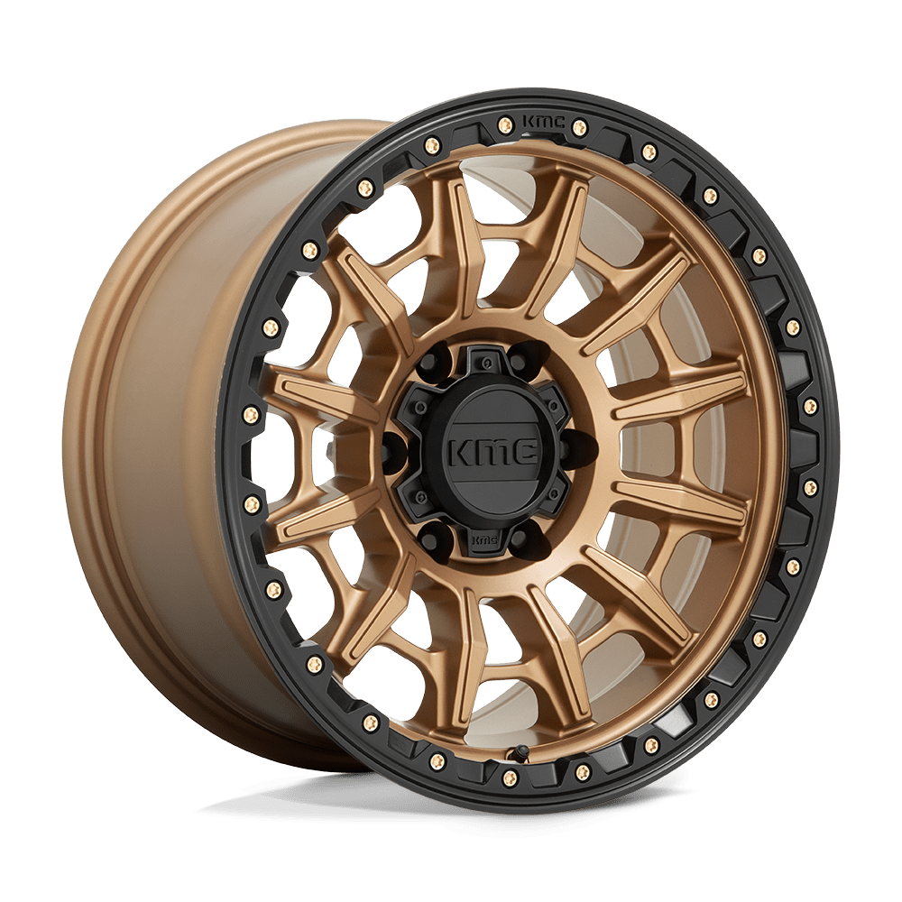 Kmc Km547 Carnage 17X9 -12 Matte Bronze W/ Black Lip