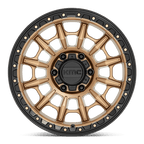 Kmc Km547 Carnage 17X9 +0 Matte Bronze W/ Black Lip