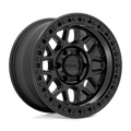 KMC KM549 GRS 17X9 +18 SATIN BLACK