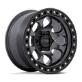 Kmc Km550 Riot Sbl 17X8.5 +10 Anthracite W/ Satin Black Lip