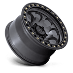 Kmc Km550 Riot Sbl 17X8.5 +10 Anthracite W/ Satin Black Lip