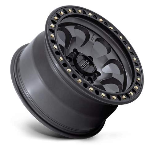 Kmc Km550 Riot Sbl 17X8.5 +10 Anthracite W/ Satin Black Lip