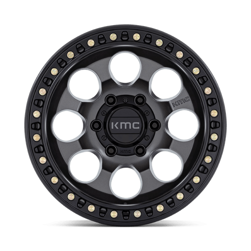 Kmc Km550 Riot Sbl 18X9 +18 Anthracite W/ Satin Black Lip