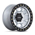 Kmc Km550 Riot Sbl 17X9 -12 Machined W/ Satin Black Lip