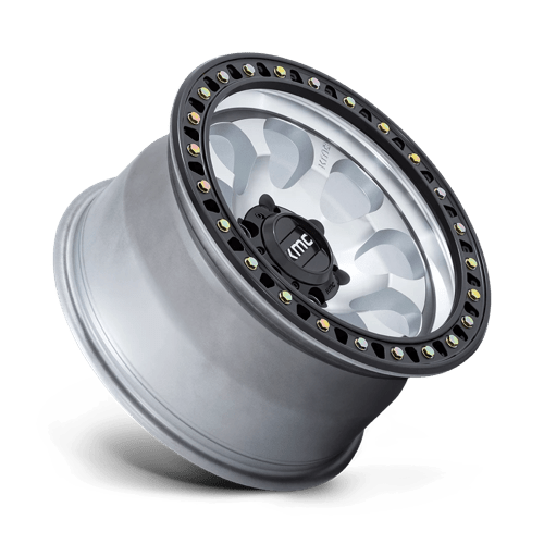 Kmc Km550 Riot Sbl 17X8.5 +10 Machined W/ Satin Black Lip