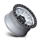 Kmc Km550 Riot Sbl 17X9 -12 Machined W/ Satin Black Lip