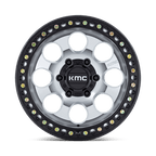 Kmc Km550 Riot Sbl 17X8.5 +10 Machined W/ Satin Black Lip