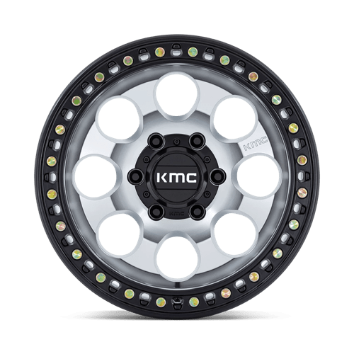 Kmc Km550 Riot Sbl 17X8.5 +10 Machined W/ Satin Black Lip