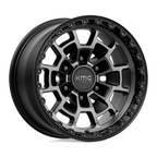 Kmc Km718 Summit 17X8.5 +0 Satin Black W/ Gray Tint