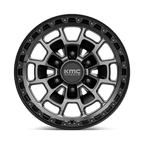 Kmc Km718 Summit 17X8.5 +0 Satin Black W/ Gray Tint