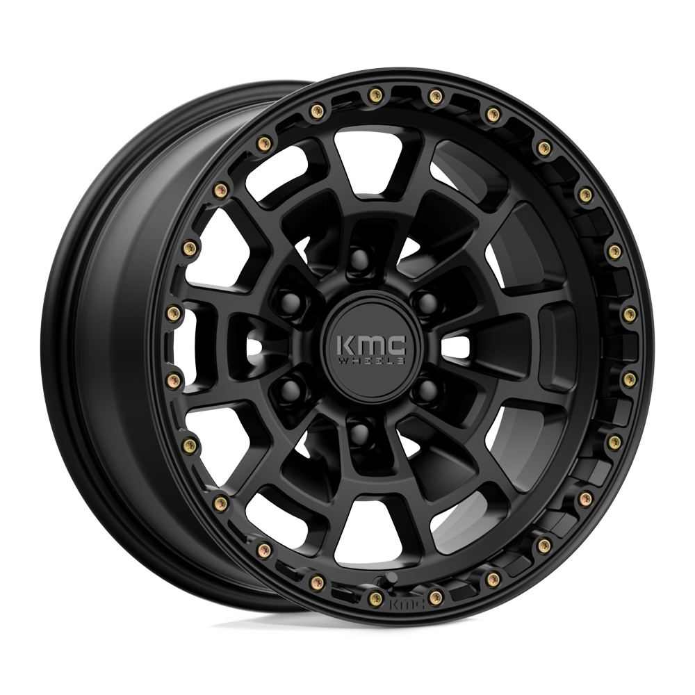 Kmc Km718 Summit 17X8.5 +18 Satin Black
