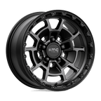 Kmc Km718 Summit 17X8.5 +0 Satin Black W/ Gray Tint