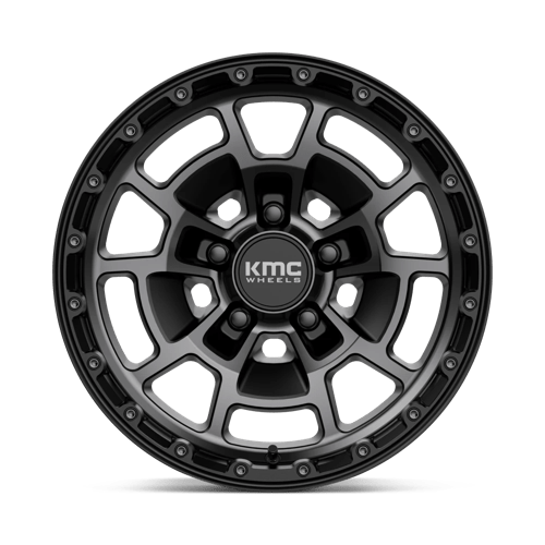 Kmc Km718 Summit 17X8.5 +0 Satin Black W/ Gray Tint