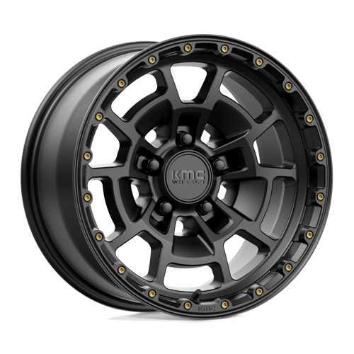 Kmc Km718 Summit 17X8.5 +0 Satin Black